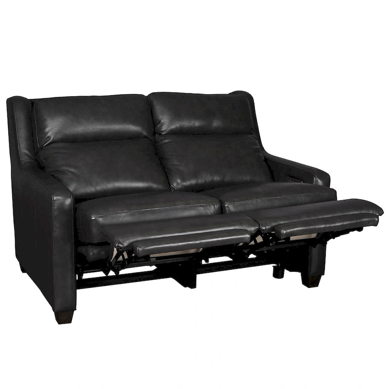 Canapé inclinable en cuir véritable 56, causeuse inclinable à triple moteur Zéro-mur avec ports USB et USB-C