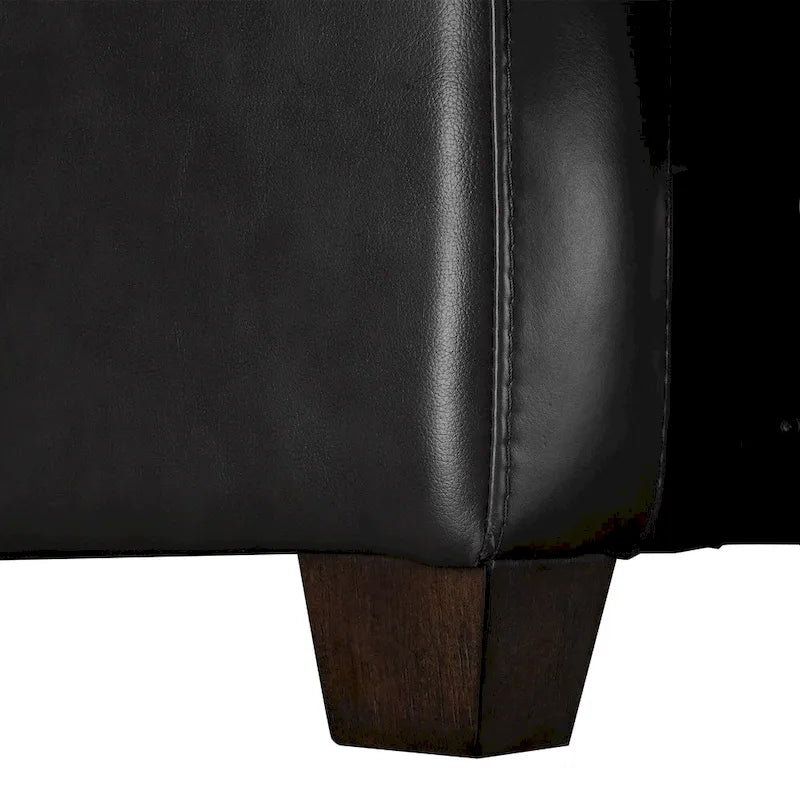 Canapé inclinable en cuir véritable 56, causeuse inclinable à triple moteur Zéro-mur avec ports USB et USB-C