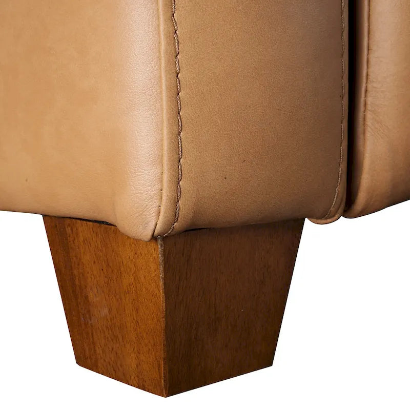Canapé inclinable en cuir véritable 56, causeuse inclinable à triple moteur Zéro-mur avec ports USB et USB-C