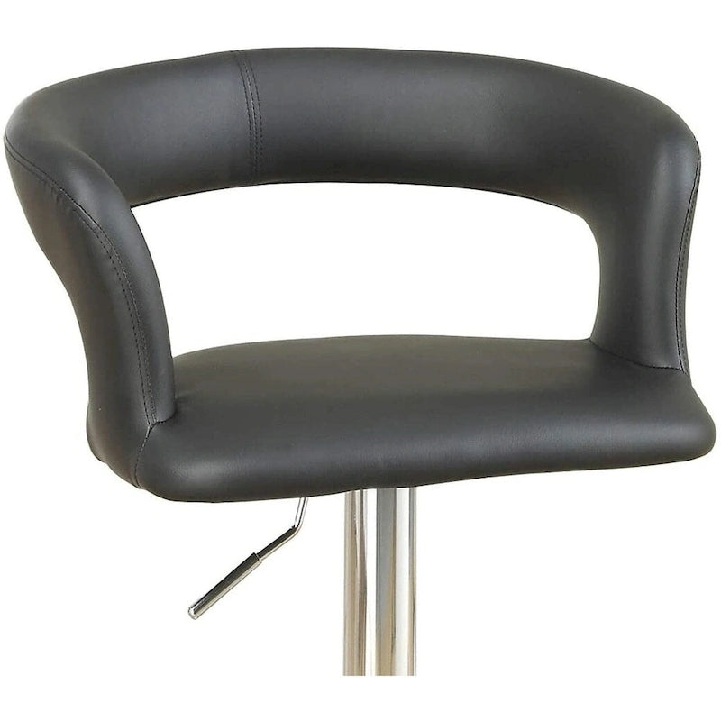 Lot de 2 tabourets de bar hauteur comptoir, Tabourets de bar pivotants réglables avec dossier ajouré, Tabourets d'îlot de cuisine avec accoudoirs
