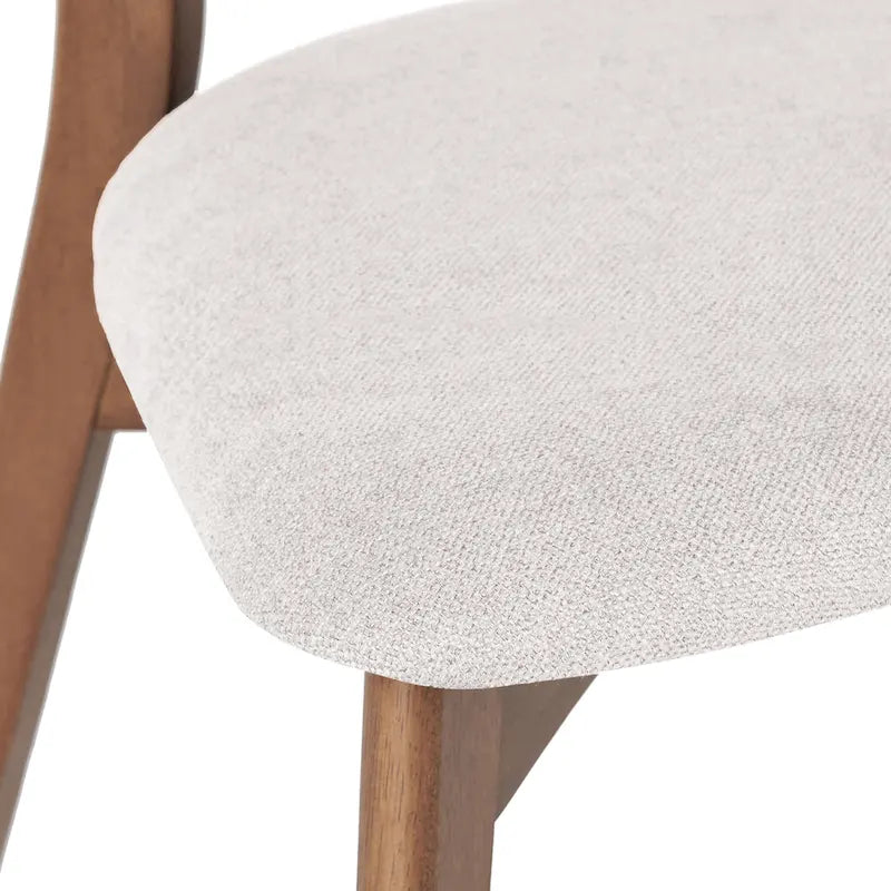 Lot de 2 chaises de salle à manger en bois beige clair, chaises d'appoint, chaises de bureau