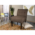 Fauteuil capitonné – Brownstone (vendu tel quel)