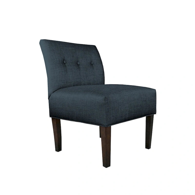 Fauteuil capitonné – Brownstone (vendu tel quel)