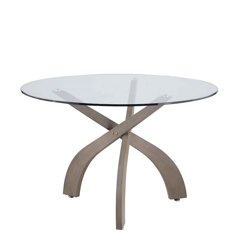Ensemble table et chaises de salle à manger dépareillé (avec chaises de salle à manger noires)