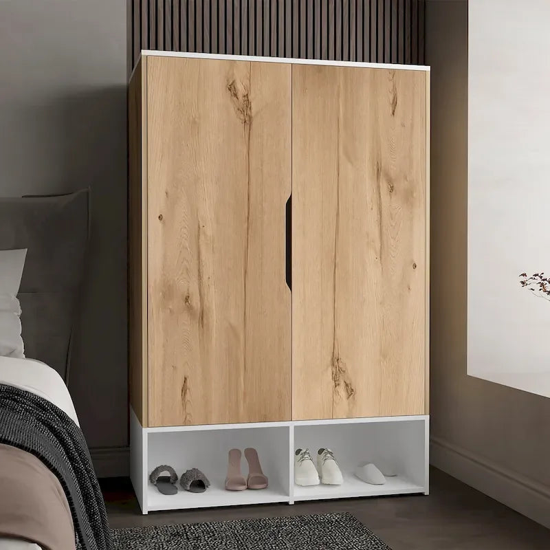 Armoire à deux portes (avec tringle)