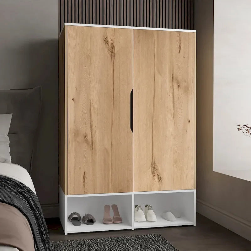 Armoire à deux portes (avec tringle)