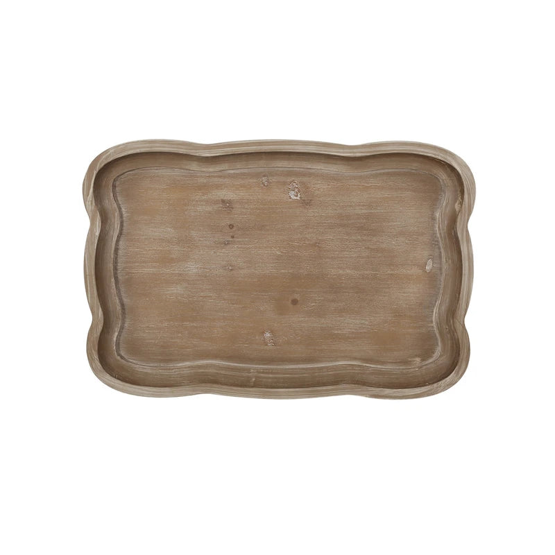 Table d'appoint rectangulaire de style campagne française