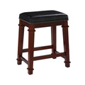Tabouret de bar sans dossier en similicuir de 24,98 pouces