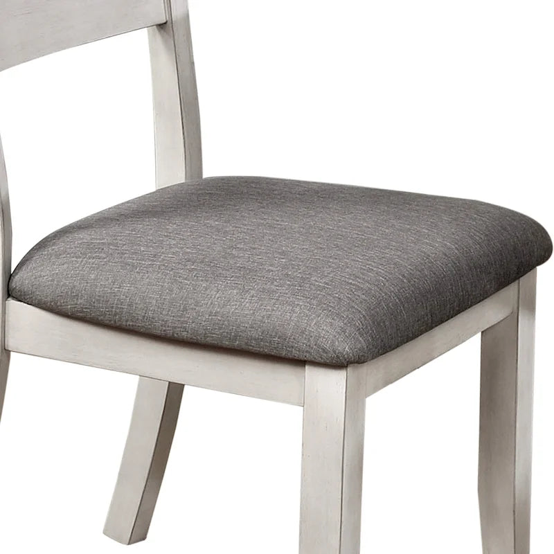 Chaises de salle à manger blanches style ferme (lot de 2)