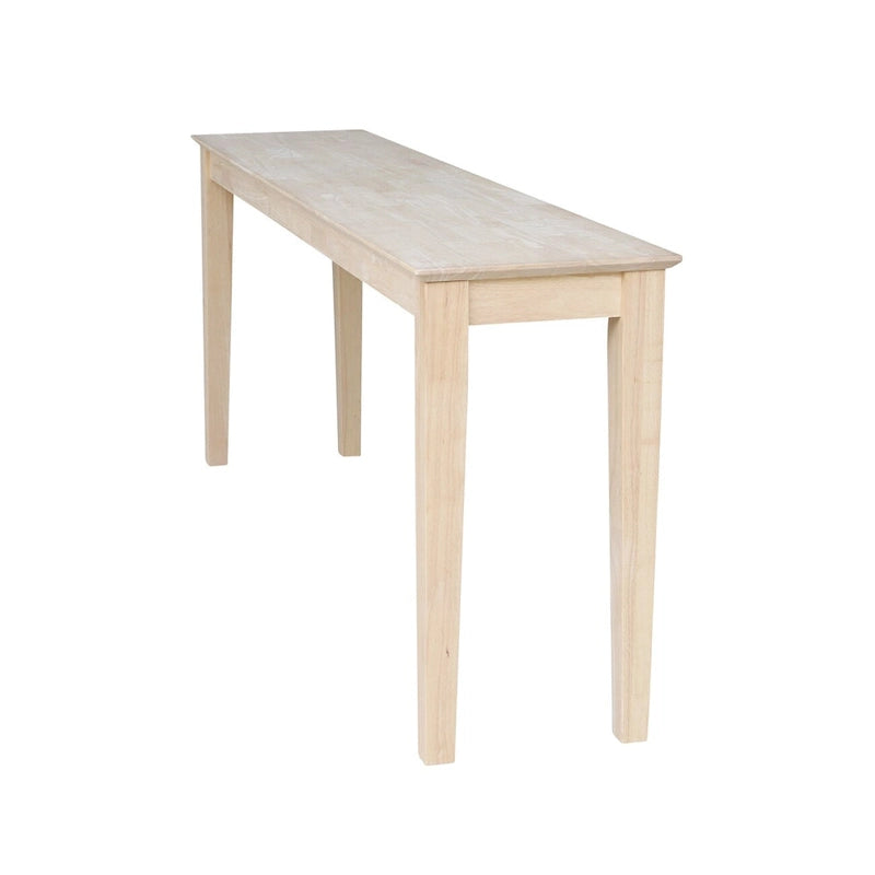 Table d'entrée de style Shaker de 72 pouces