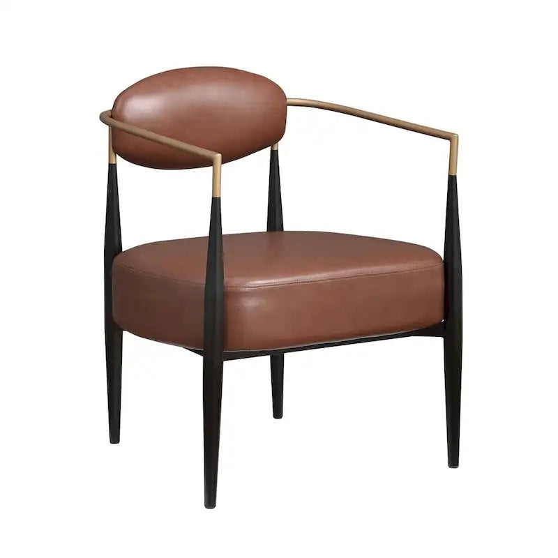 Chaise de salle à manger Boucle, chaise de salon avec coussin d'assise épais en peluche et cadre en métal élégant