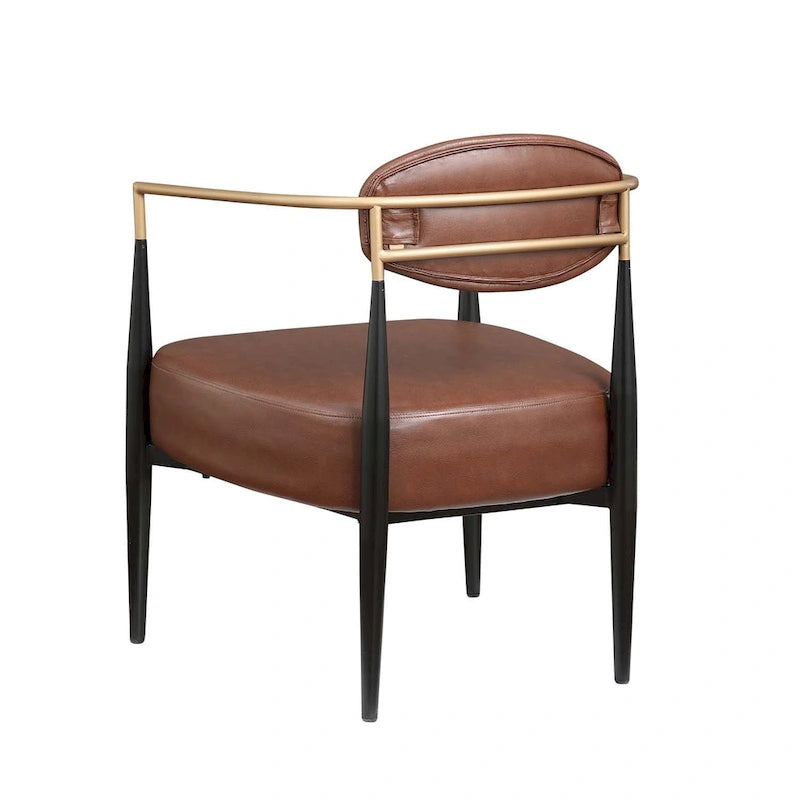 Chaise de salle à manger Boucle, chaise de salon avec coussin d'assise épais en peluche et cadre en métal élégant