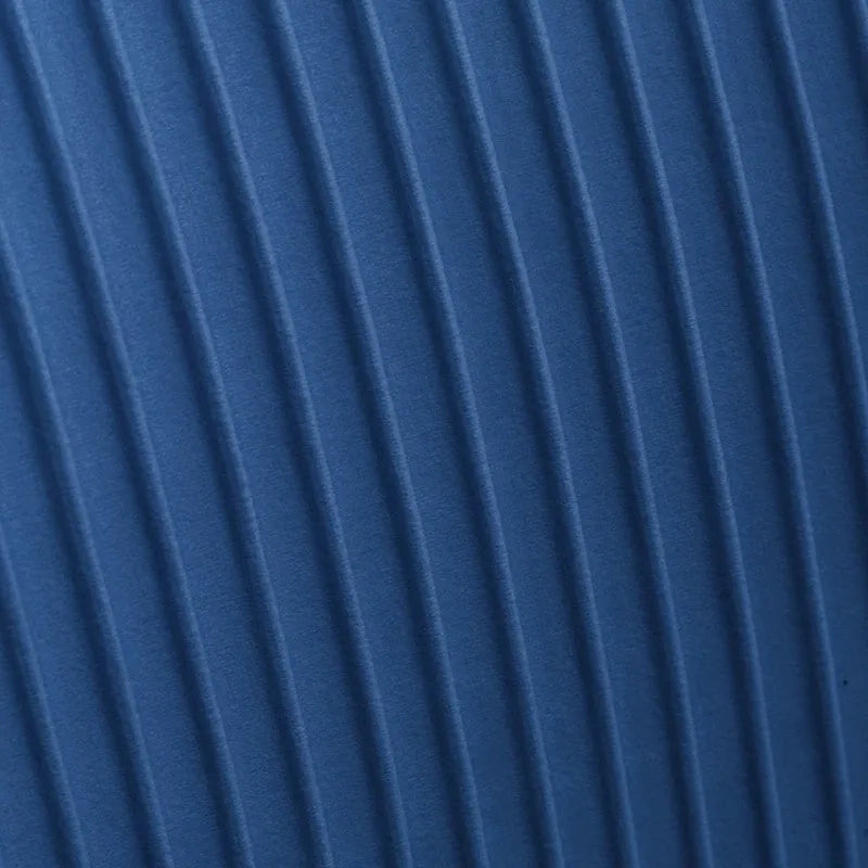 Chaises de salle à manger/de coiffeuse en velours froissé bouclé de luxe moderne (lot de 4) — Avec poignées arrière