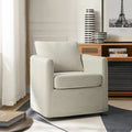 Fauteuil pivotant à 360 degrés de style moderne (avec housse amovible)