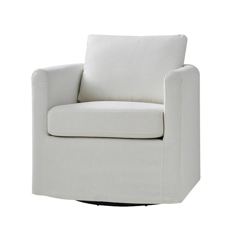 Fauteuil pivotant à 360 degrés de style moderne (avec housse amovible)