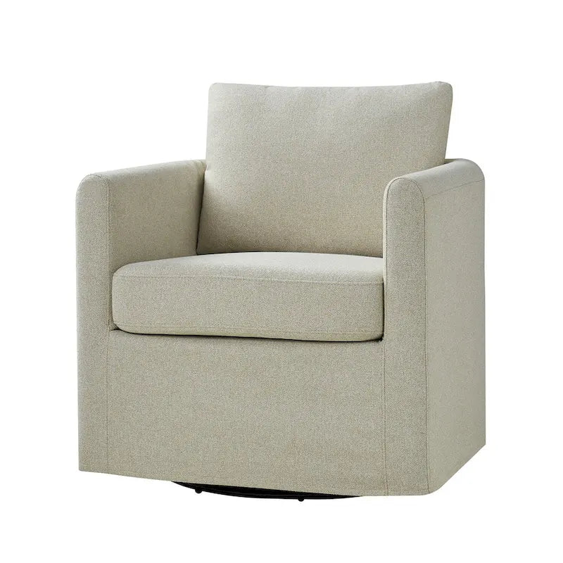 Fauteuil pivotant à 360 degrés de style moderne (avec housse amovible)