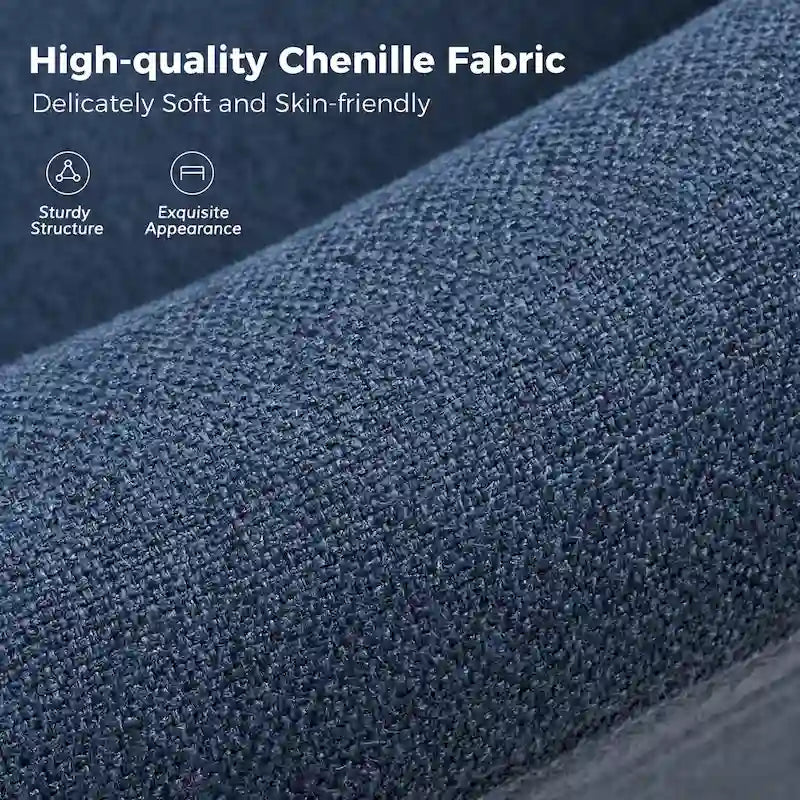 Fauteuil pivotant à 360 degrés de style moderne (avec housse amovible)