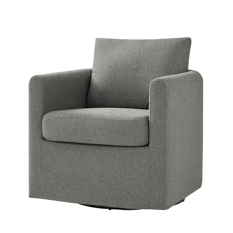 Fauteuil pivotant à 360 degrés de style moderne (avec housse amovible)