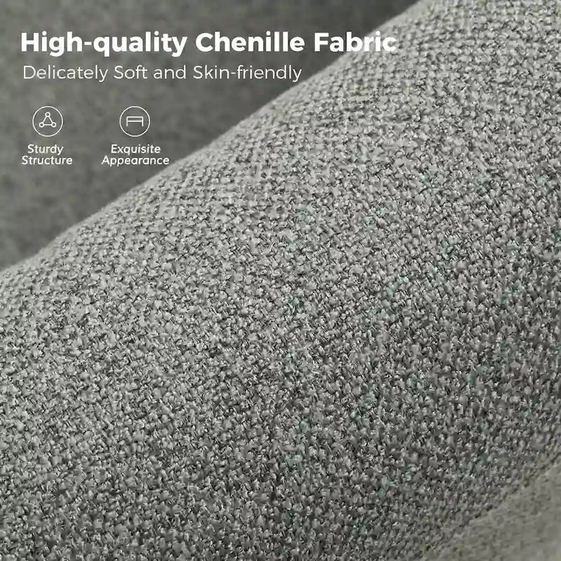 Fauteuil pivotant à 360 degrés de style moderne (avec housse amovible)