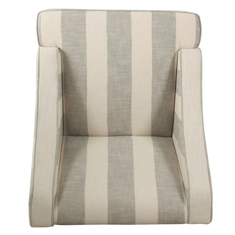 Fauteuil de détente classique avec accoudoirs incurvés