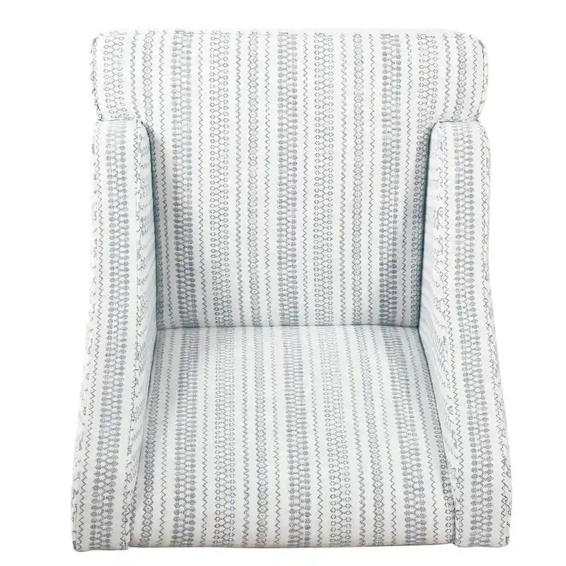 Fauteuil de détente classique avec accoudoirs incurvés