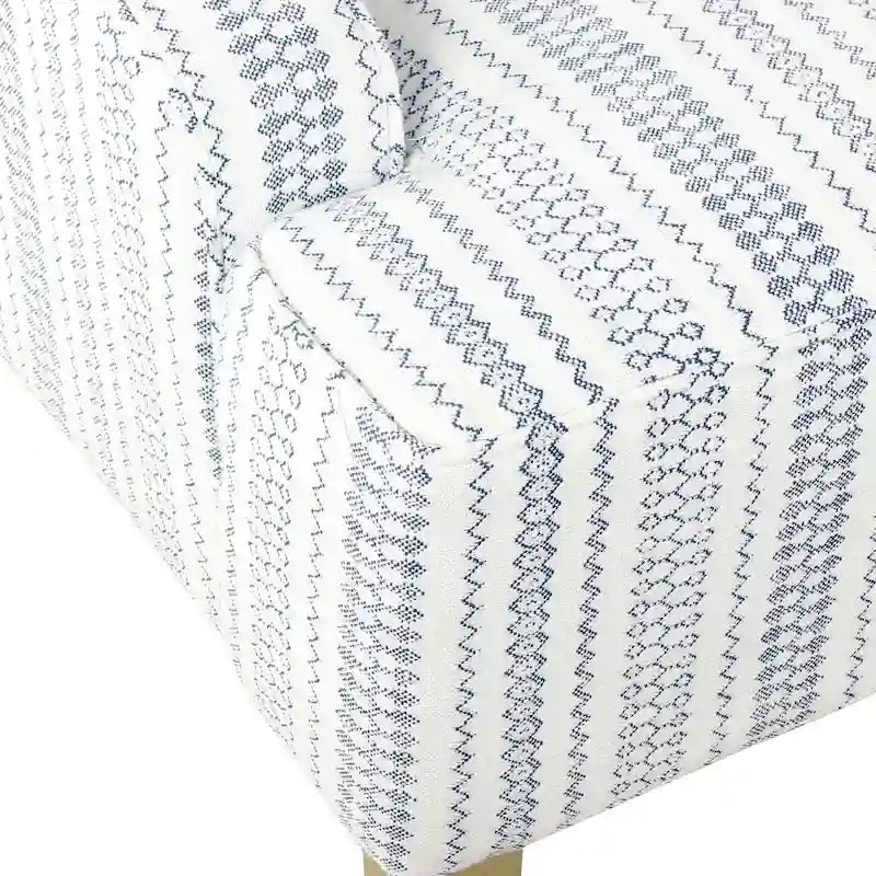 Fauteuil de détente classique avec accoudoirs incurvés