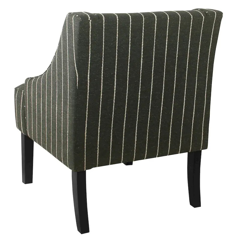 Fauteuil de détente classique avec accoudoirs incurvés