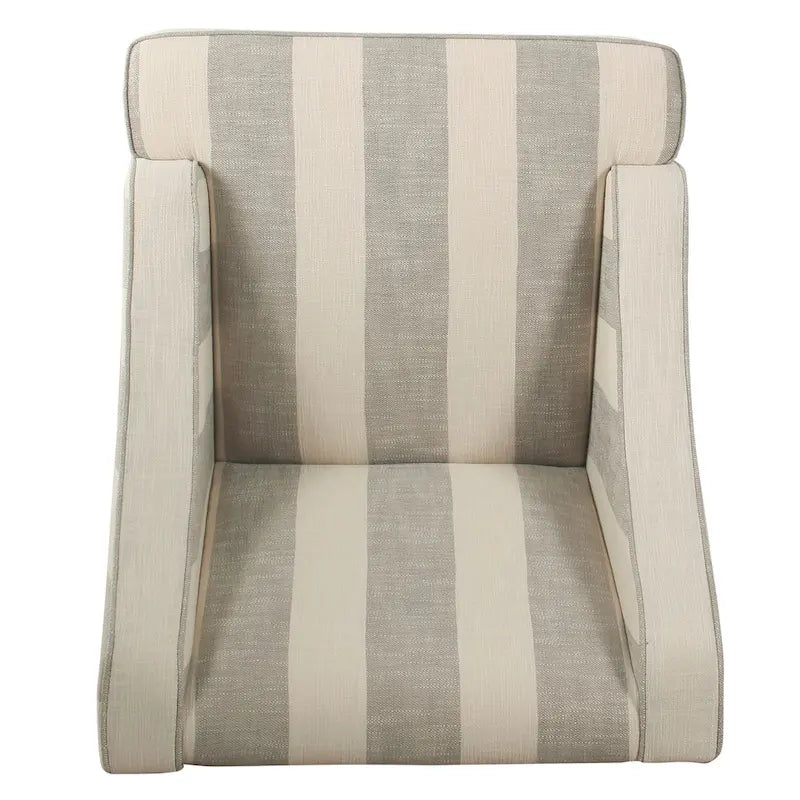 Fauteuil de détente classique avec accoudoirs incurvés