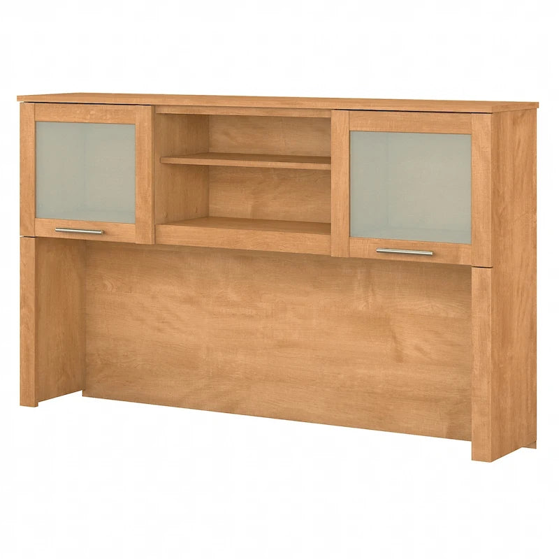 Bureau d'angle et étagère - 59,09 L x 12,50 l x 35,69 H