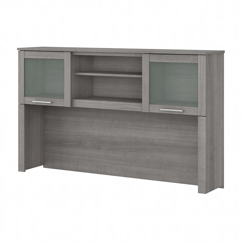 Bureau d'angle et étagère - 59,09 L x 12,50 l x 35,69 H