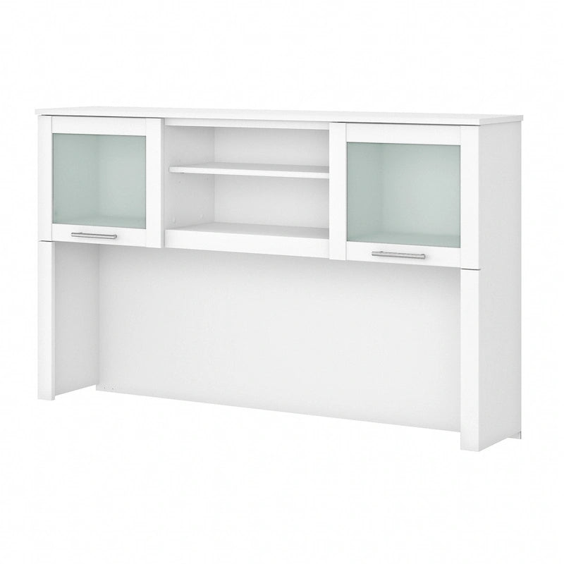 Bureau d'angle et étagère - 59,09 L x 12,50 l x 35,69 H