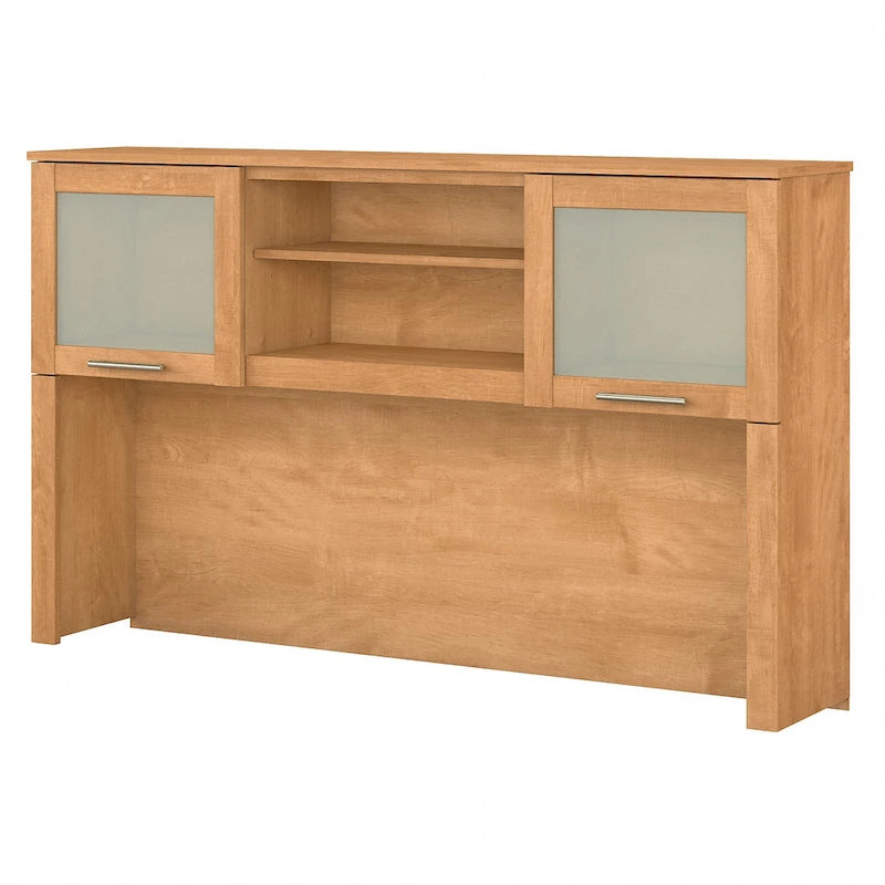 Bureau d'angle et étagère - 59,09 L x 12,50 l x 35,69 H