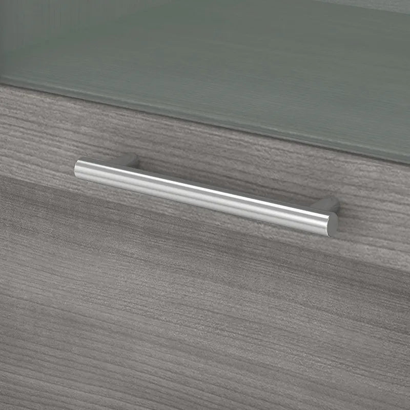 Bureau d'angle et étagère - 59,09 L x 12,50 l x 35,69 H