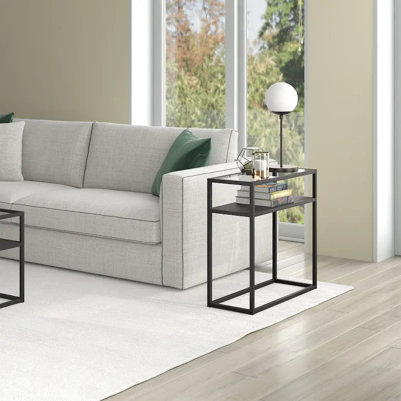 Table d'appoint rectangulaire de 24 pouces de large