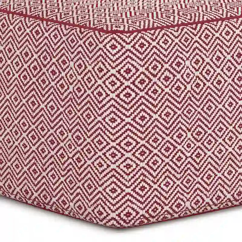 Futon carré de style bohème