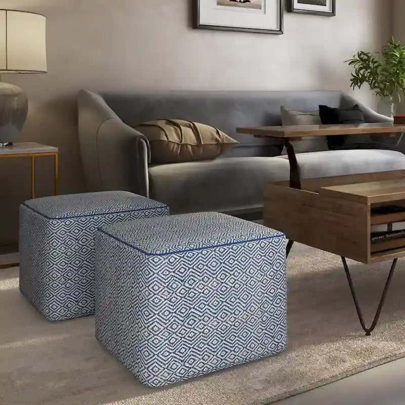 Futon carré de style bohème