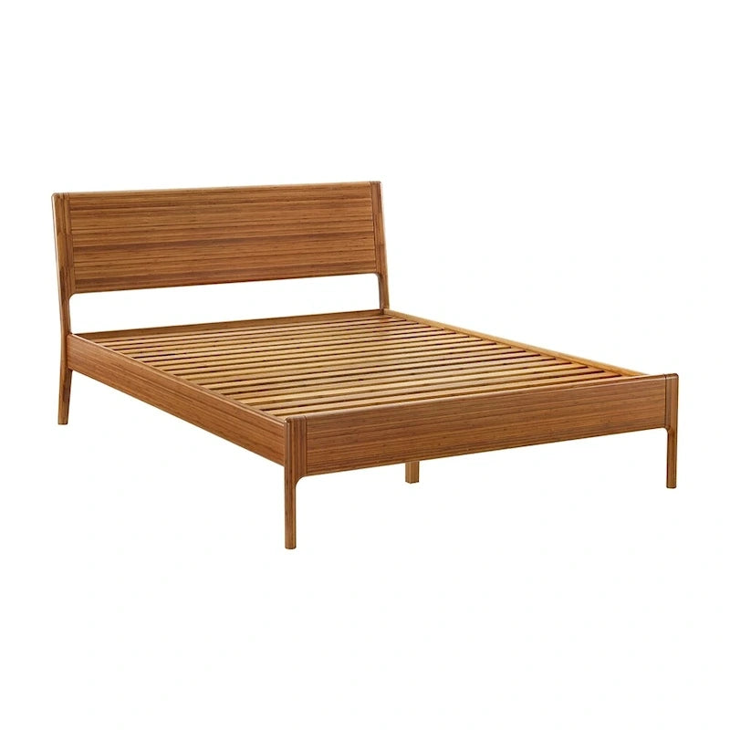 Lit plate-forme King-Size, finition cuivre