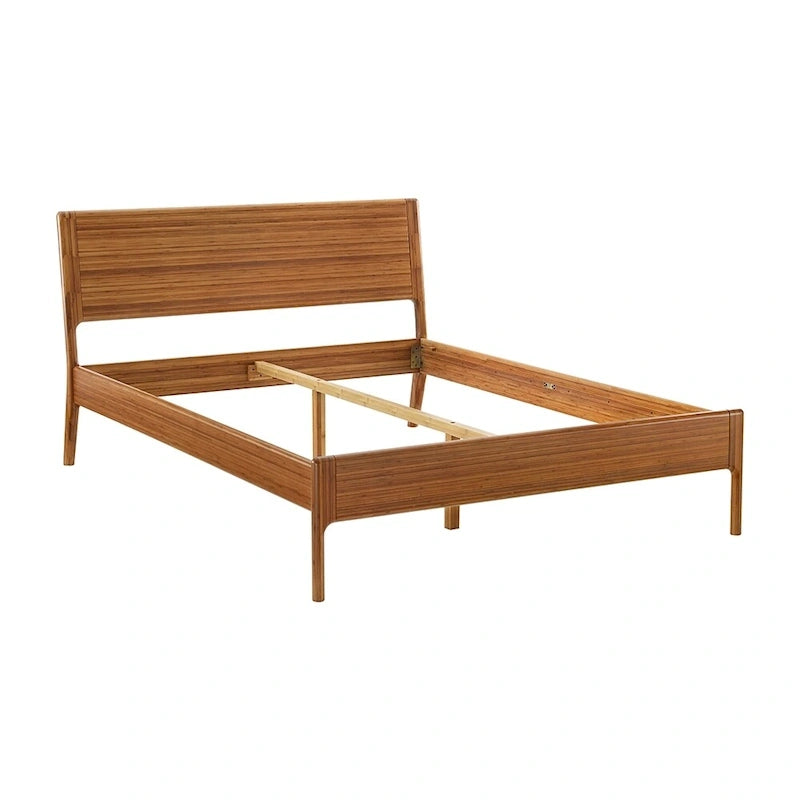 Lit plate-forme King-Size, finition cuivre