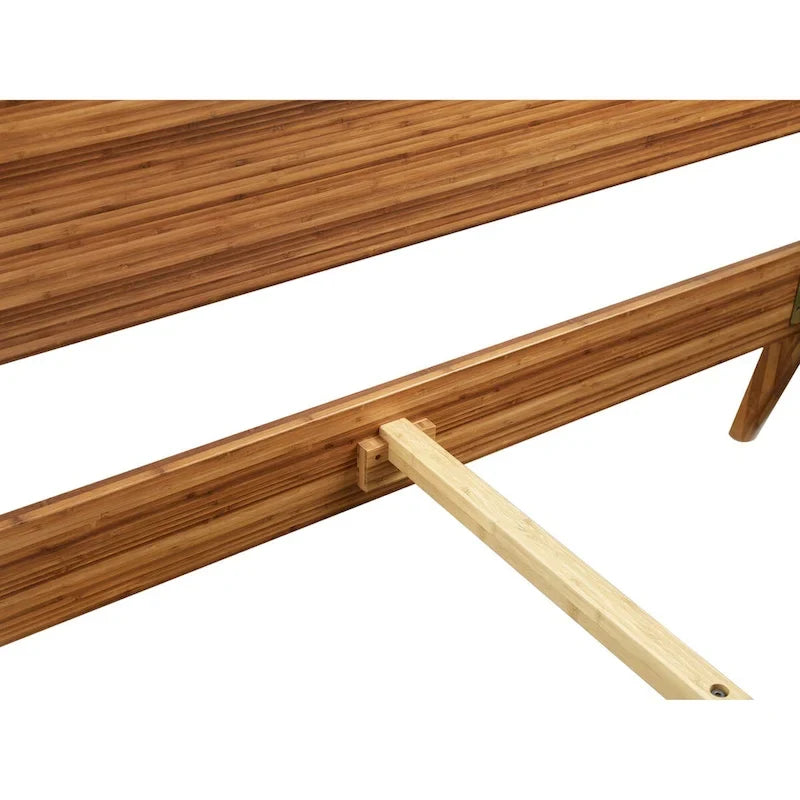 Lit plate-forme King-Size, finition cuivre
