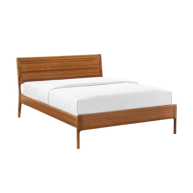 Lit plate-forme King-Size, finition cuivre