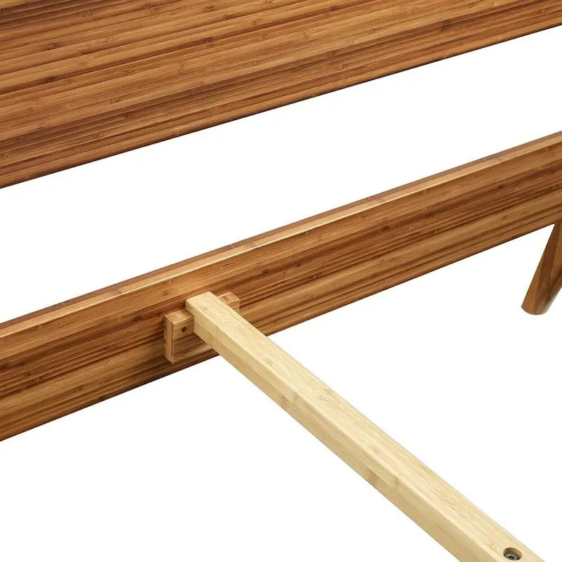 Lit plate-forme King-Size, finition cuivre