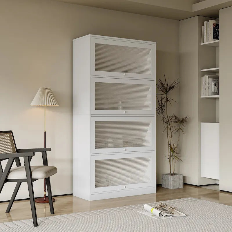 Casiers de bureau à porte vitrée