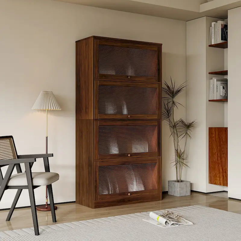 Casiers de bureau à porte vitrée