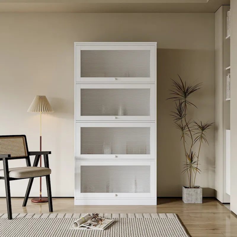 Casiers de bureau à porte vitrée