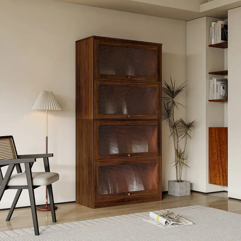 Casiers de bureau à porte vitrée