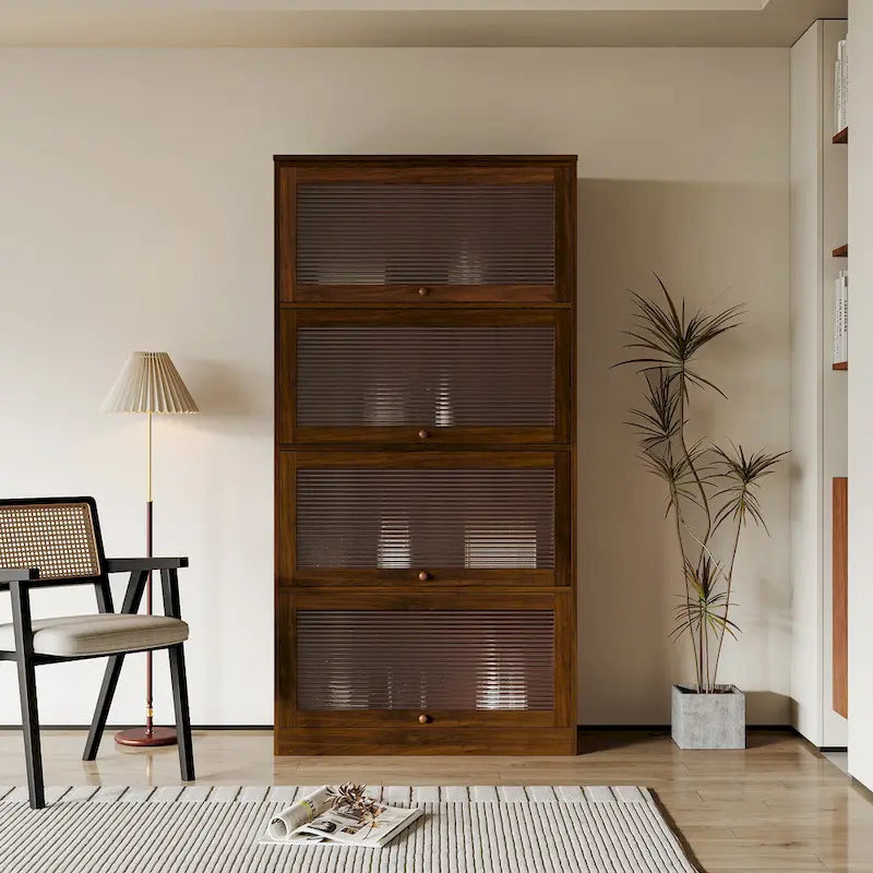 Casiers de bureau à porte vitrée