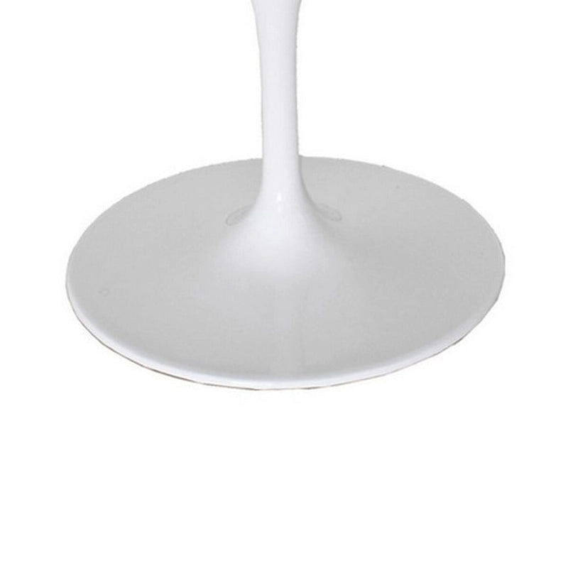 Chaise de salle à manger pivotante, design unique et ingénieux, base ronde blanche
